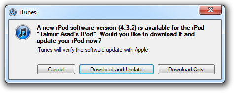 Upgrade to 4.3.2 iPhone 4, 3GS, iPod Touch 4G, 3G, iPad 2, 1 [How to Guide]