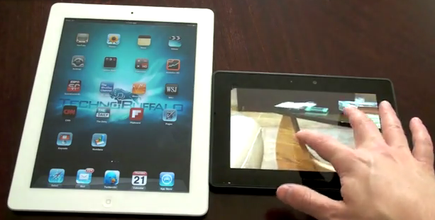 iPad 2 Vs. BlackBerry Playbook Comparison [Video]