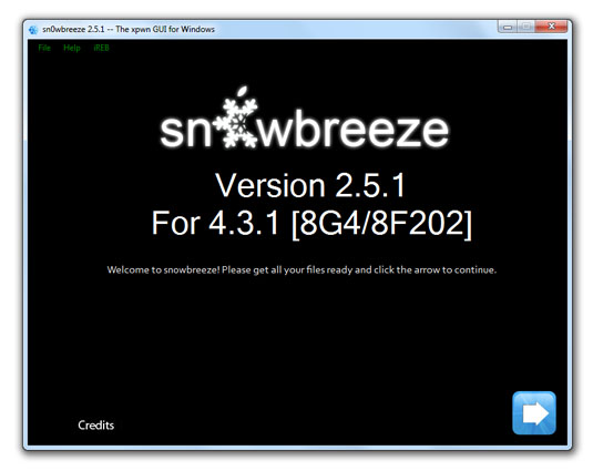 sn0wbreeze01 How to Jailbreak Apple TV 2 on iOS 4.3 with sn0wbreeze (untethered)