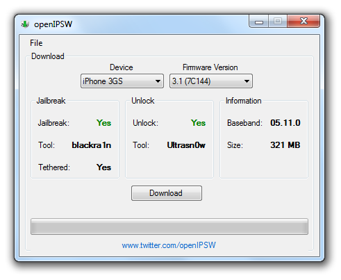 ipswDownloader Now Called openIPSW - iOS Firmware Downloader