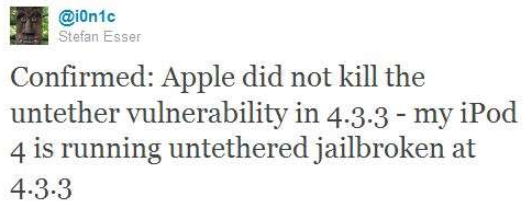 iOS 4.3.3 Untethered Jailbreak Completed - Release before Weekend ?