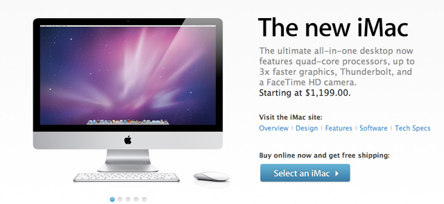 Apple Updates iMac Lineup With Quad-Core CPUs & Thunderbolt