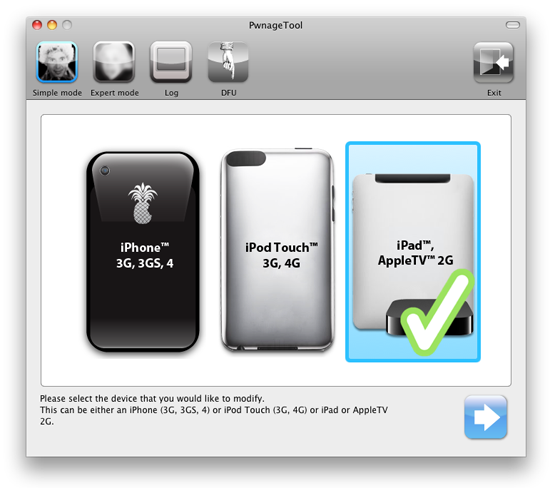 PwnageTool 4 3 apple tv 2 Untethered iOS 4.3.1 Jailbreak for Apple TV 2 Released (updated)