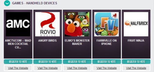 Webby Awards nominate iOS games and apps